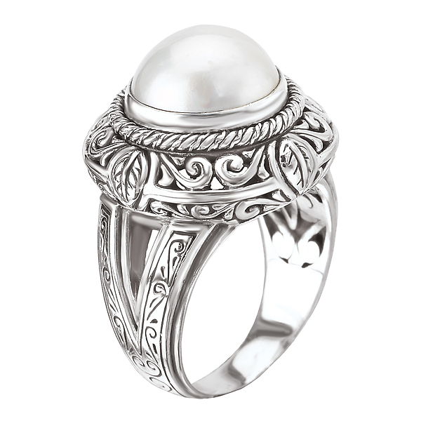 Ladies Fashion Pearl Ring Image 3 Ann Booth Jewelers Conway, SC