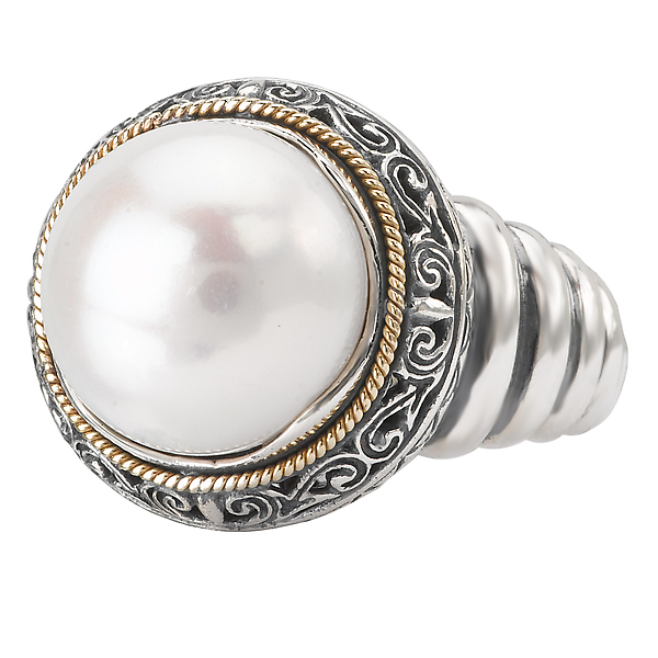 Ladies Fashion Pearl Ring Image 4 Ann Booth Jewelers Conway, SC