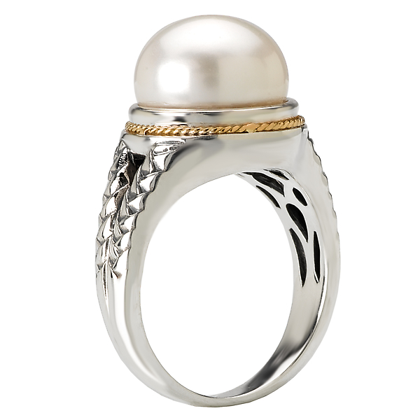 Ladies Fashion Pearl Ring Image 2 Baker's Fine Jewelry Bryant, AR