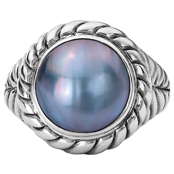 Ladies Mabe Pearl Ring Image 4 Chandlee Jewelers Athens, GA