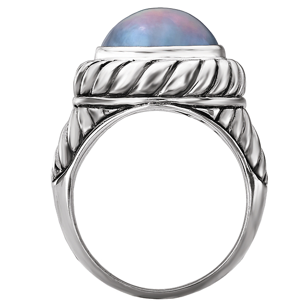 Ladies Mabe Pearl Ring Image 2 The Hills Jewelry LLC Worthington, OH
