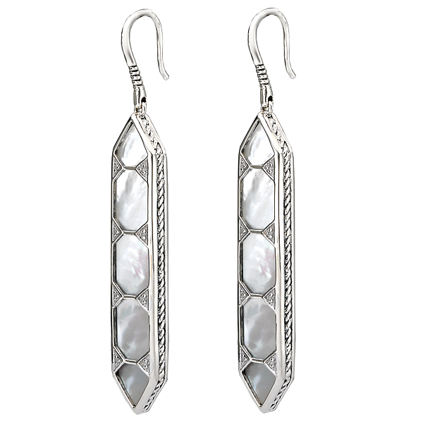 Mother of Pearl Earrings Image 4 The Hills Jewelry LLC Worthington, OH