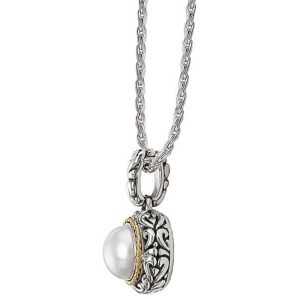 Ladies Fashion Pearl Pendant Image 3 Ann Booth Jewelers Conway, SC