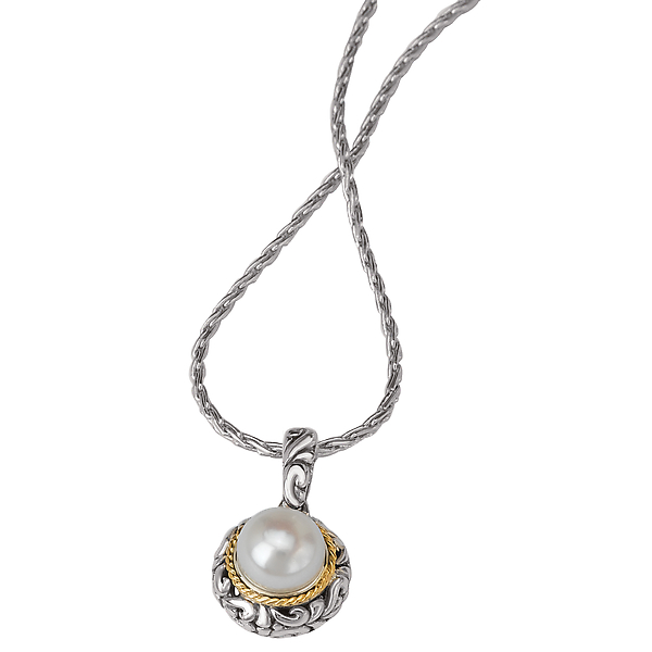 Ladies Fashion Pearl Pendant Image 2 Ann Booth Jewelers Conway, SC