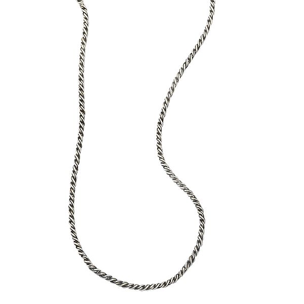 Sterling Silver Twisted Rope Chain Baker's Fine Jewelry Bryant, AR