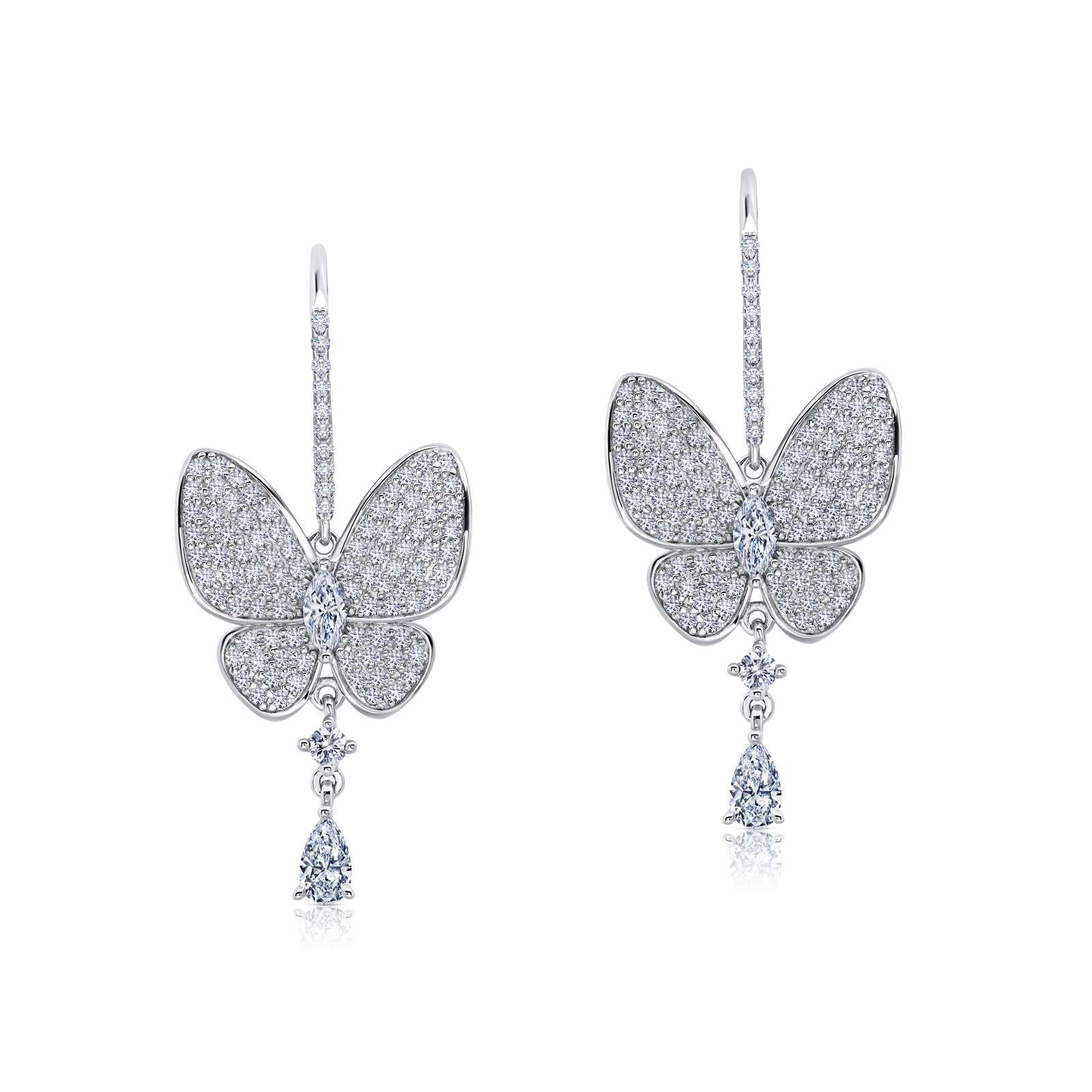 Butterfly Drop Earrings Griner Jewelry Co. Moultrie, GA