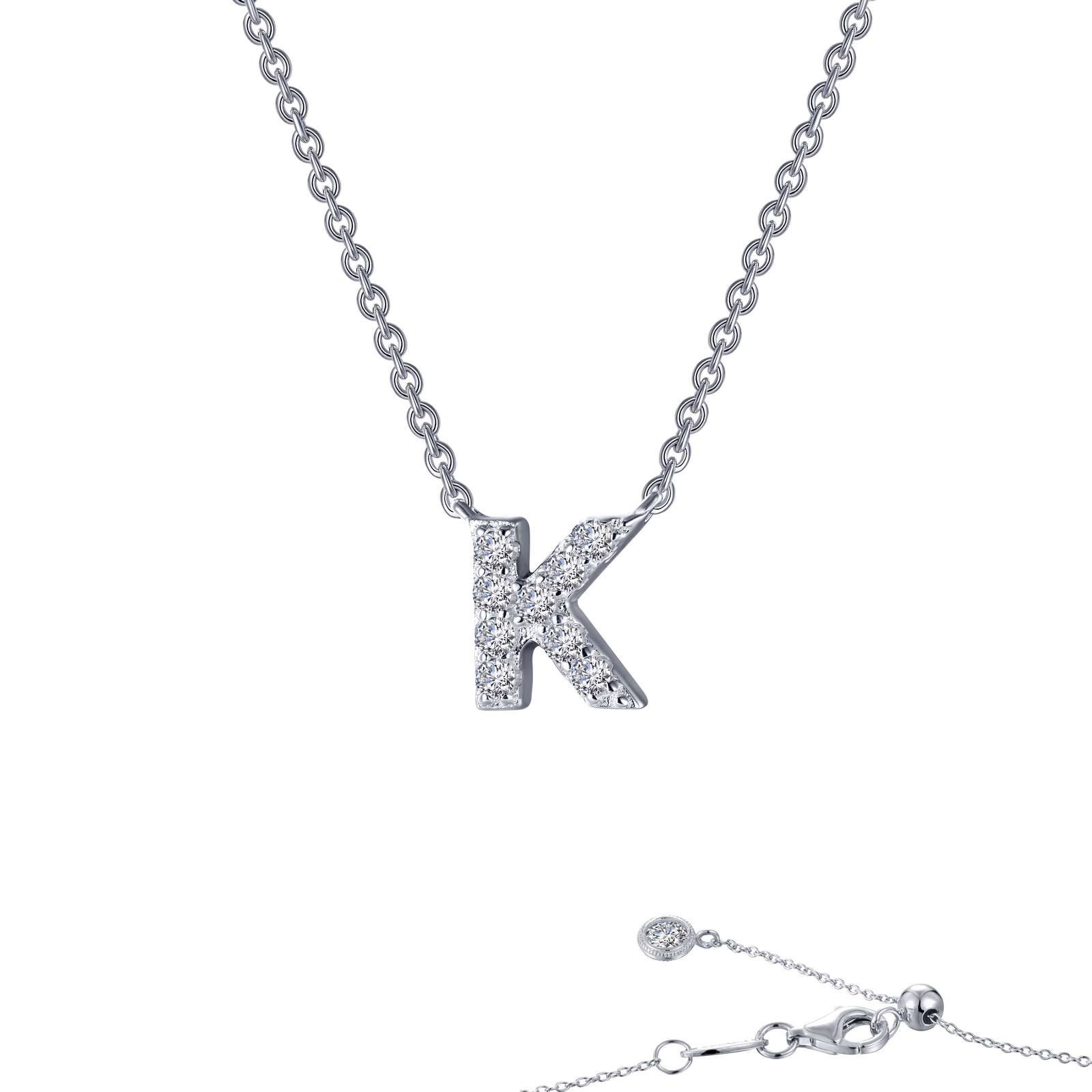 Letter K Pendant Necklace Wood's Jewelers Mt. Pleasant, PA