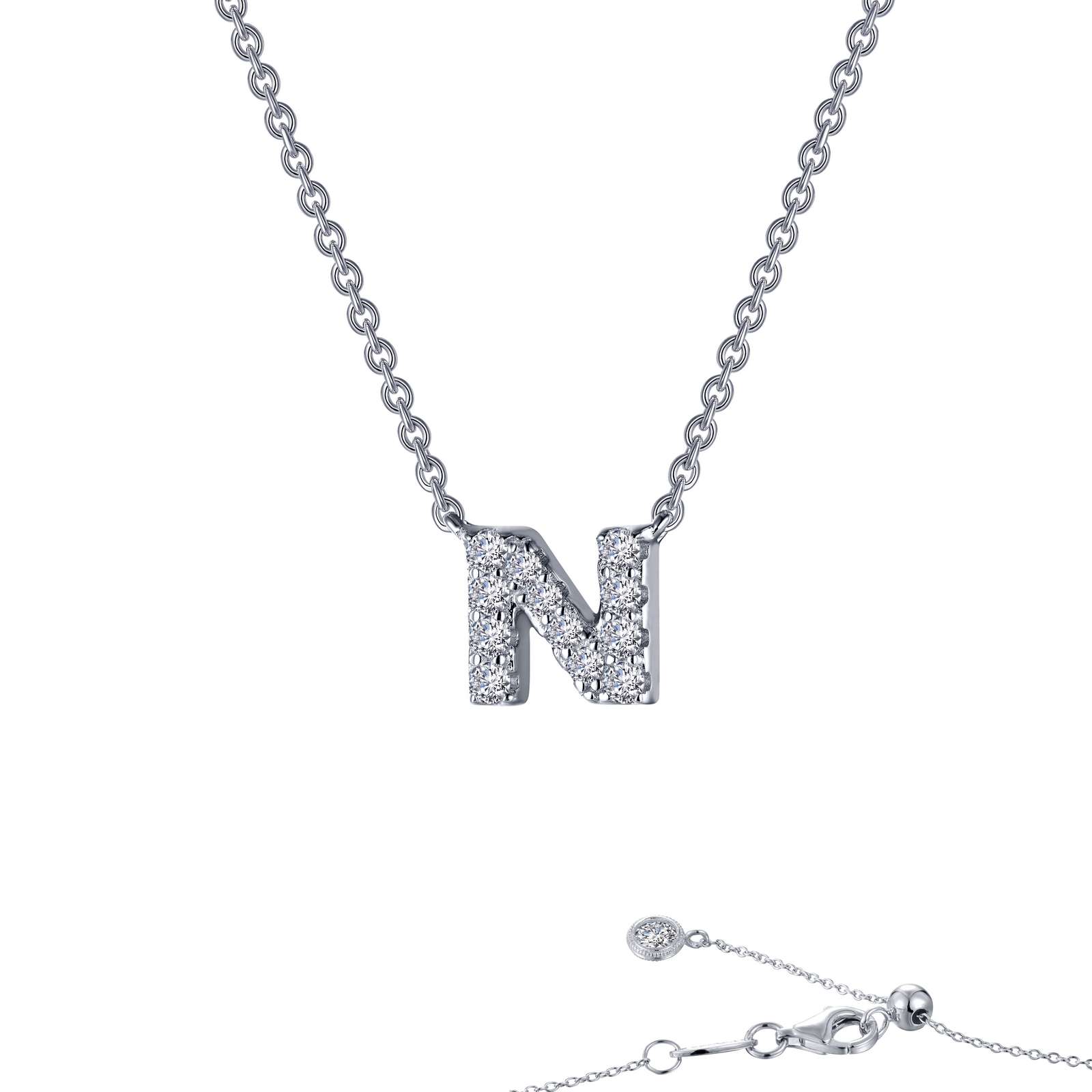 Letter N Pendant Necklace Wood's Jewelers Mt. Pleasant, PA