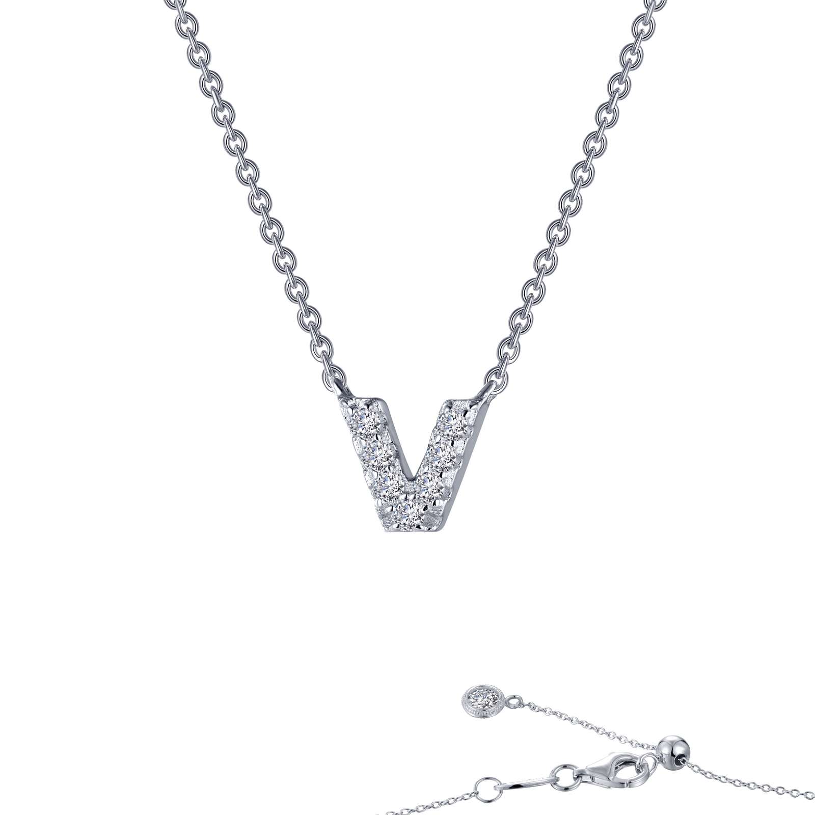 Letter V Pendant Necklace Griner Jewelry Co. Moultrie, GA