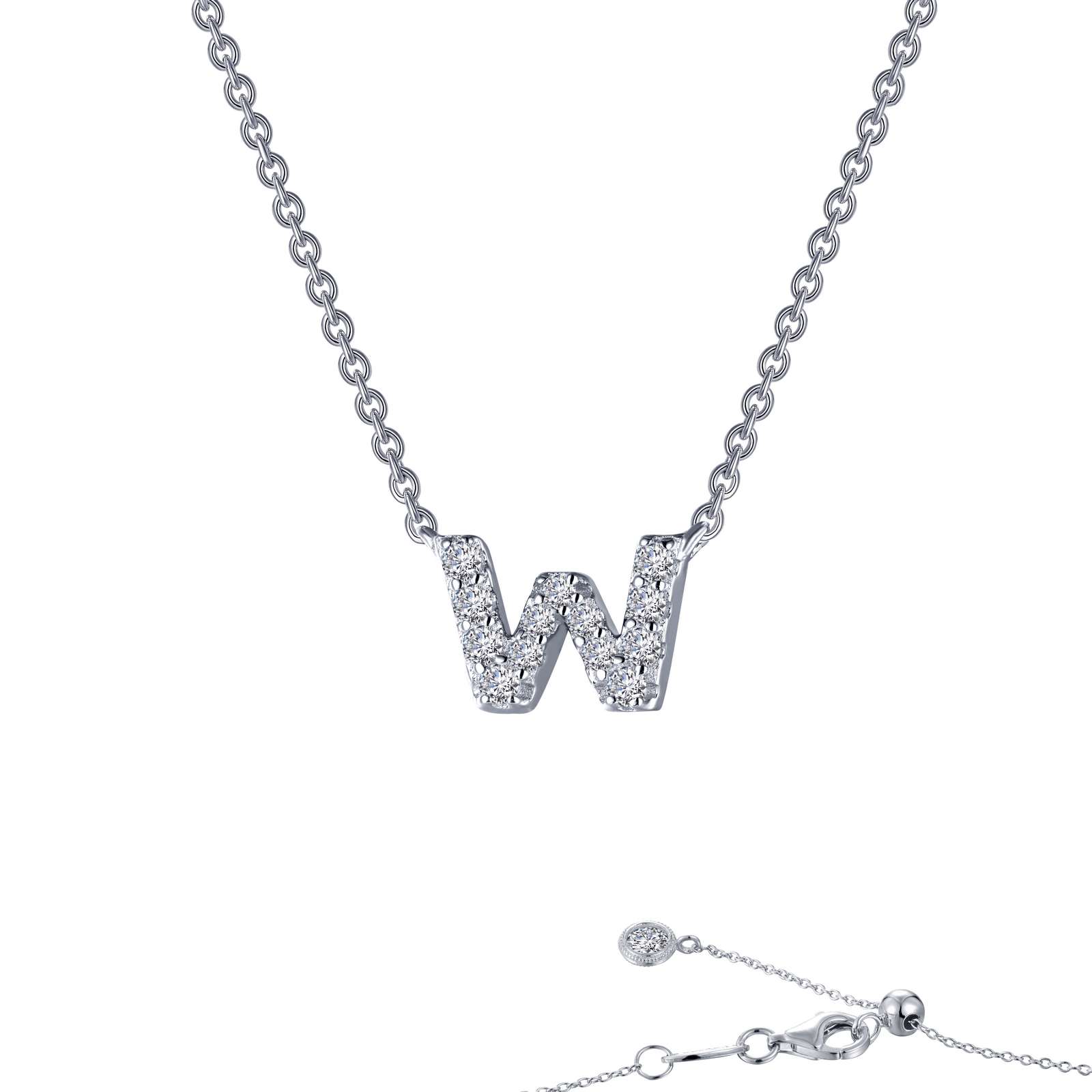 Letter W Pendant Necklace Griner Jewelry Co. Moultrie, GA