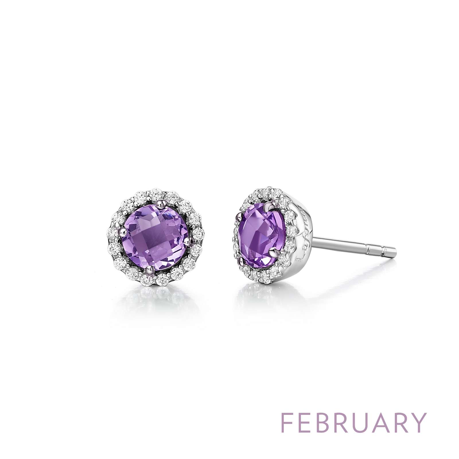 February Birthstone Earrings Griner Jewelry Co. Moultrie, GA