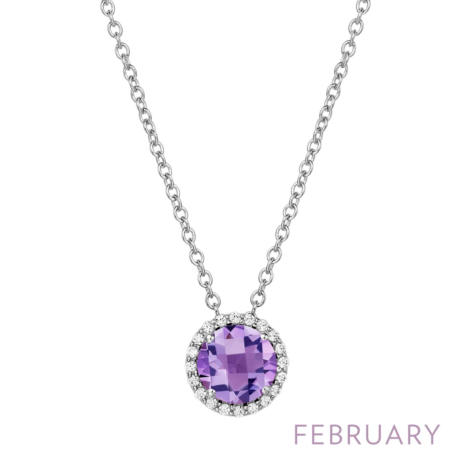 February Birthstone Necklace Griner Jewelry Co. Moultrie, GA