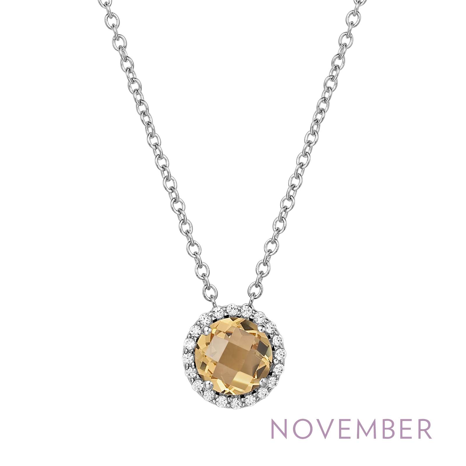 November Birthstone Necklace Wood's Jewelers Mt. Pleasant, PA