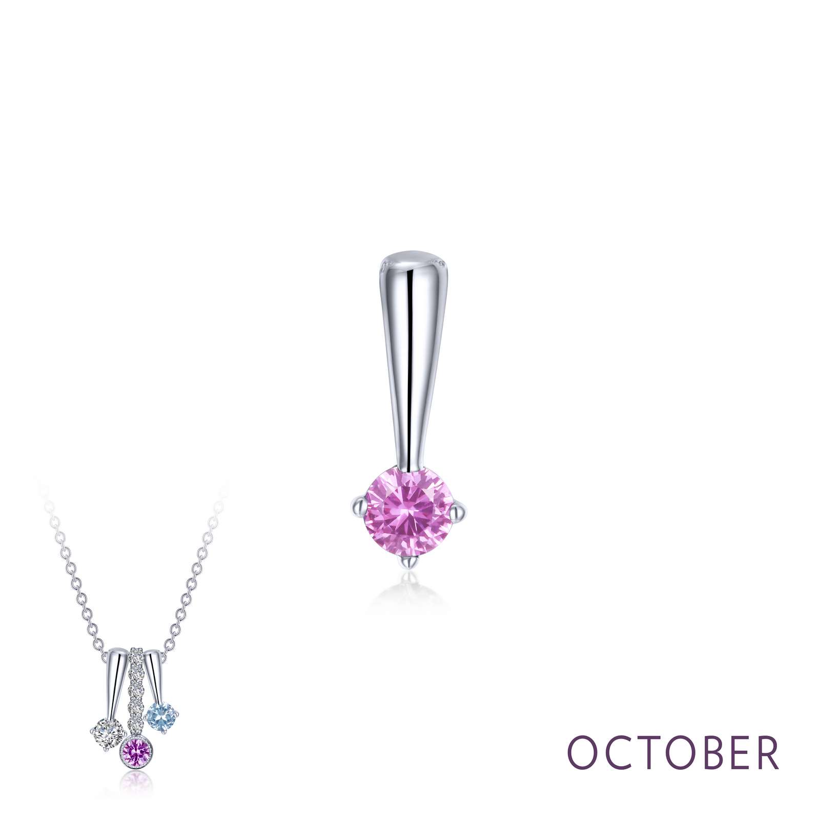 October Birthstone Love Pendant Griner Jewelry Co. Moultrie, GA