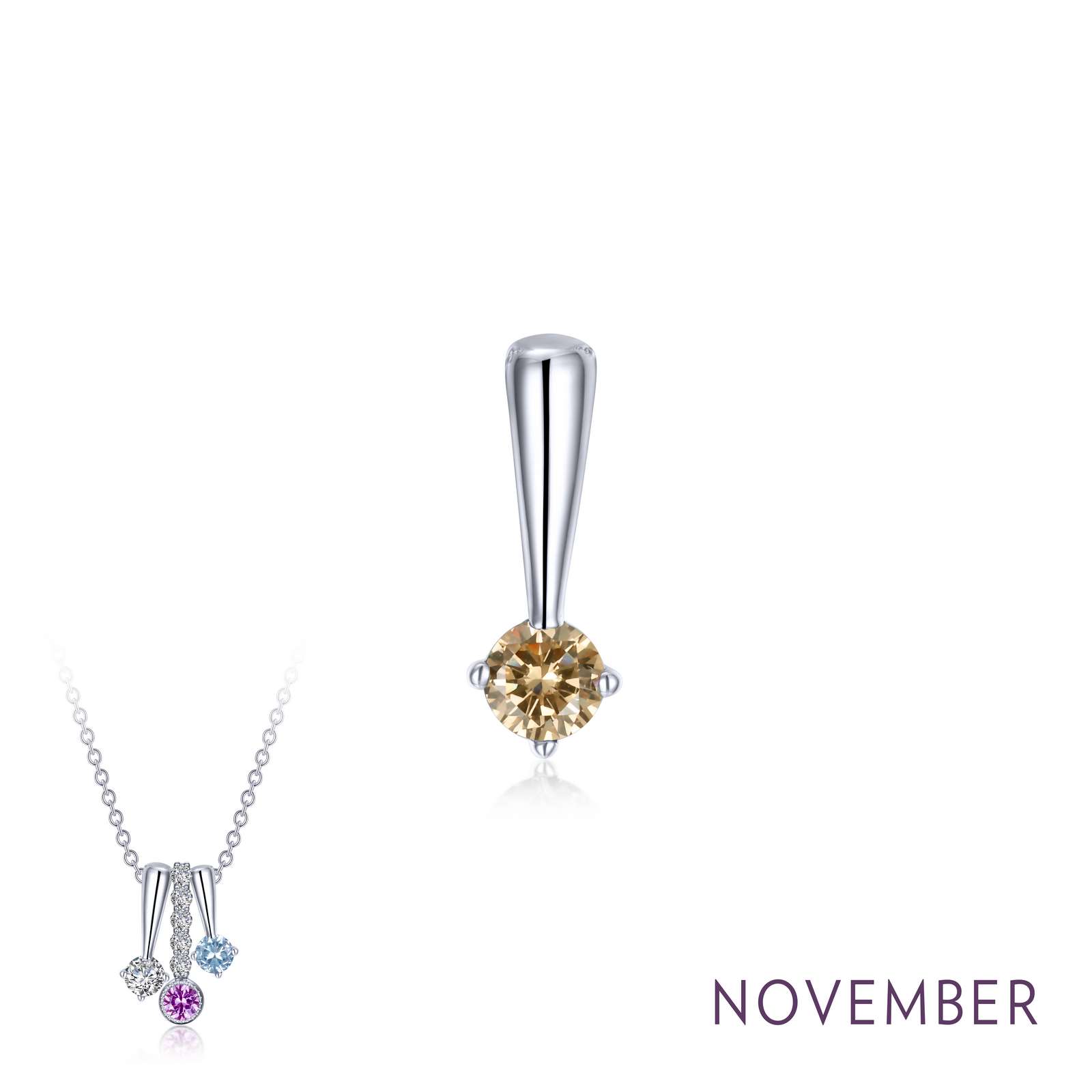 November Birthstone Love Pendant Wood's Jewelers Mt. Pleasant, PA