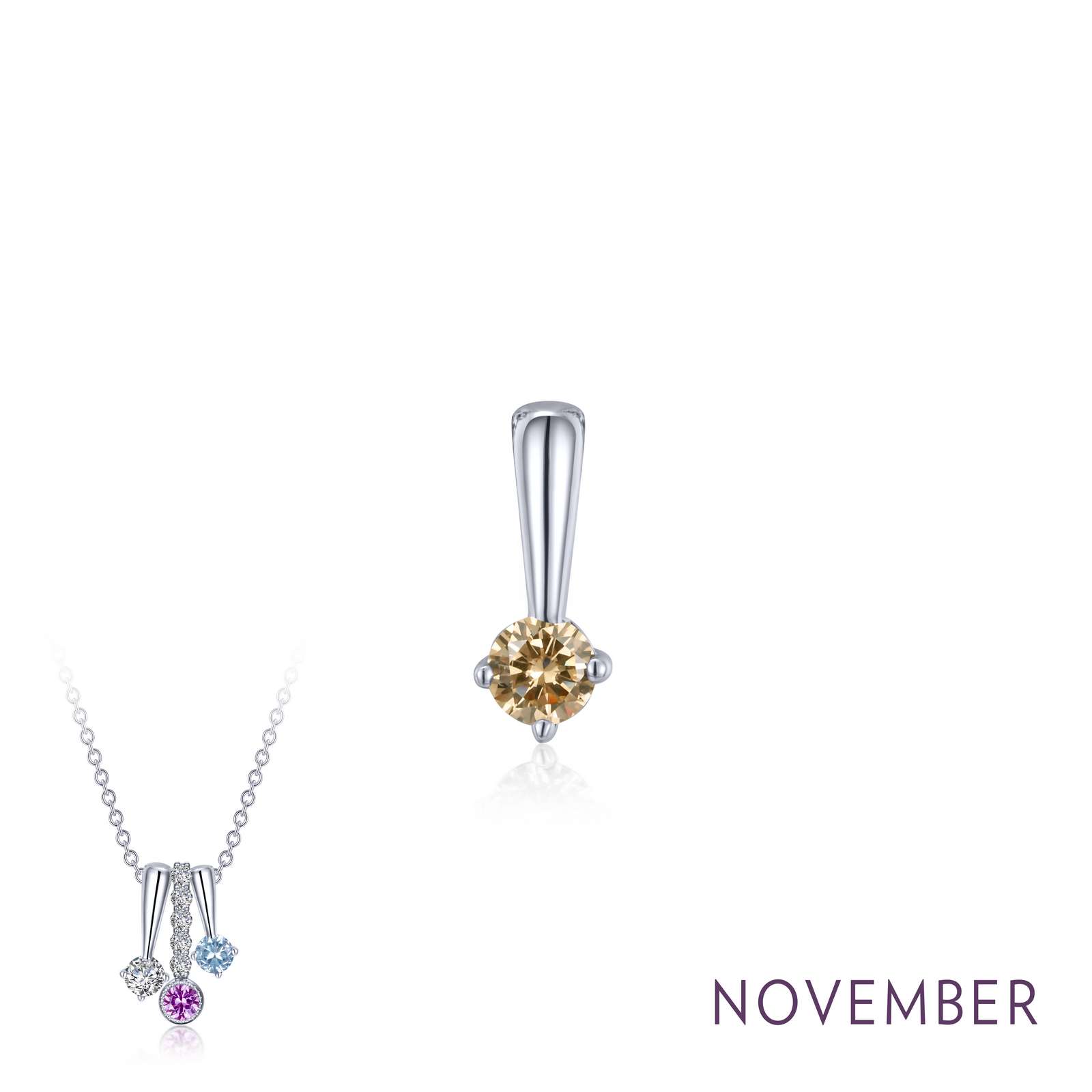 November Birthstone Love Pendant Mendham Jewelers Mendham, NJ
