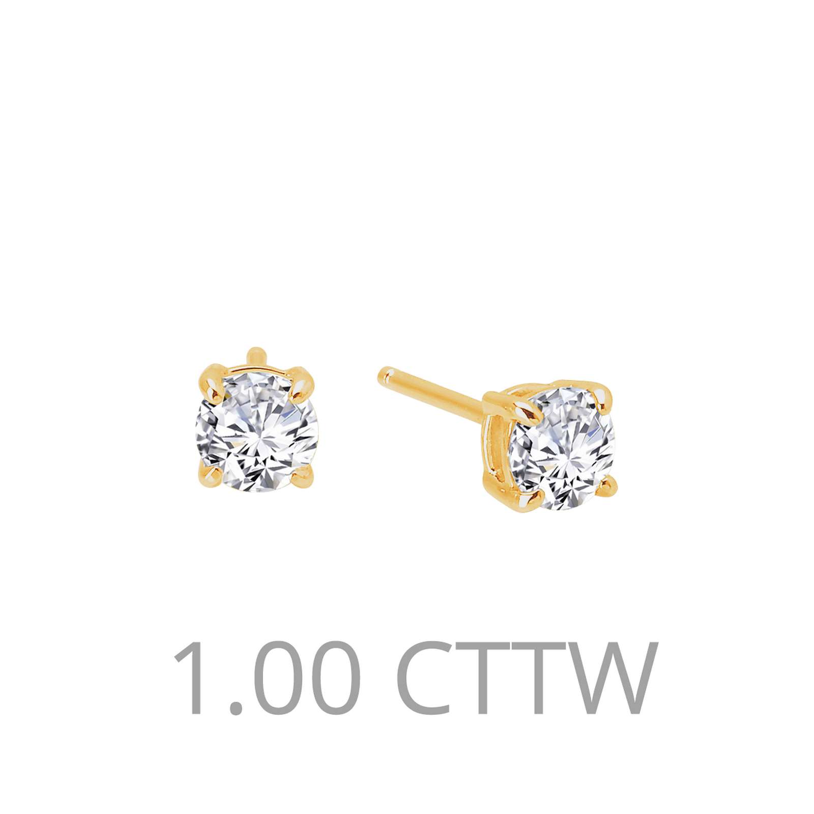 1 CTW Stud Earrings Griner Jewelry Co. Moultrie, GA