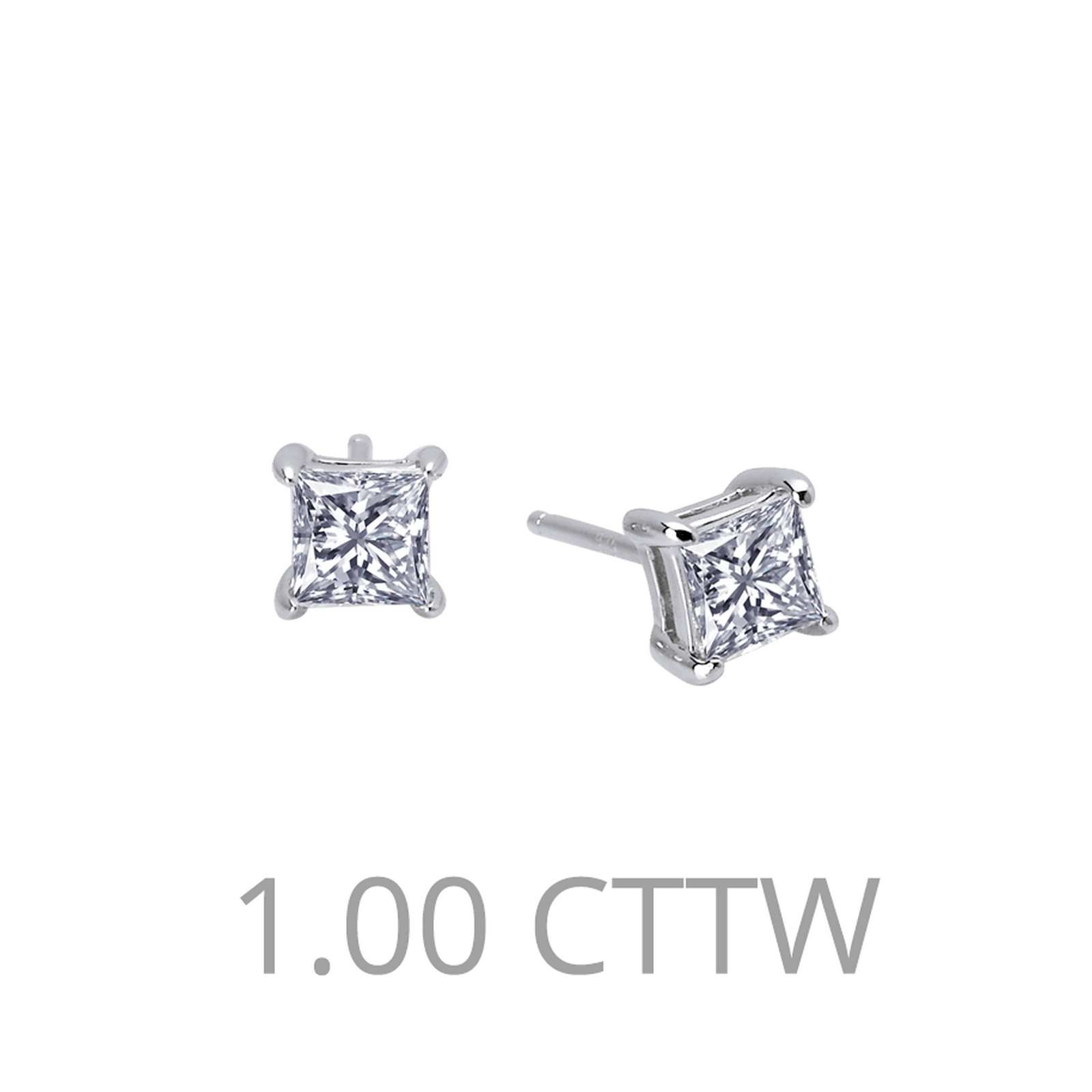 1 CTW Stud Earrings Griner Jewelry Co. Moultrie, GA