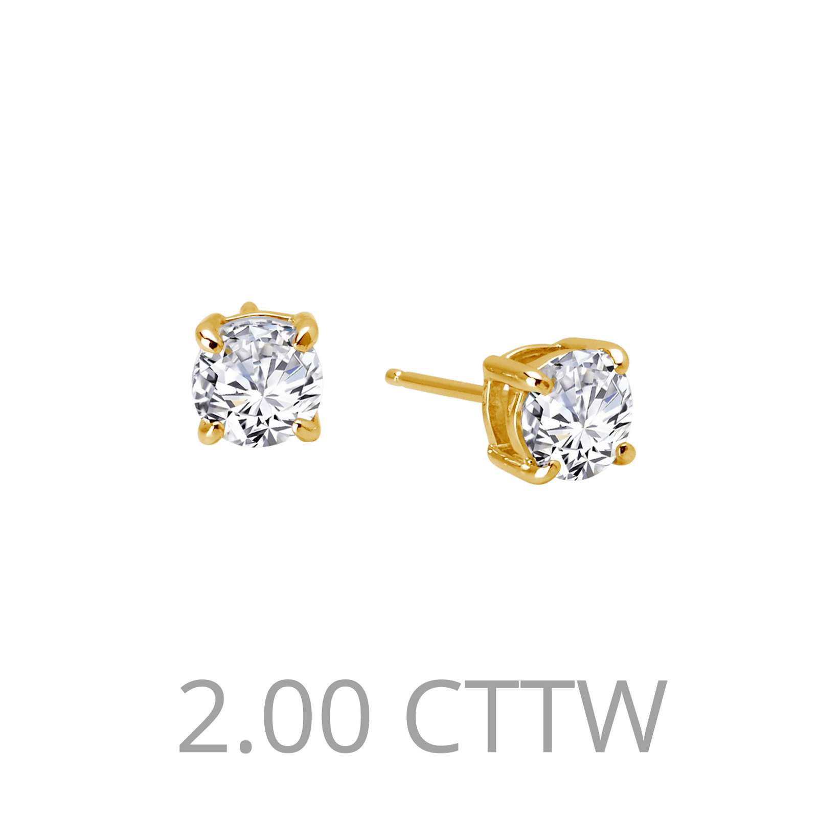 2 CTW Stud Earrings Griner Jewelry Co. Moultrie, GA