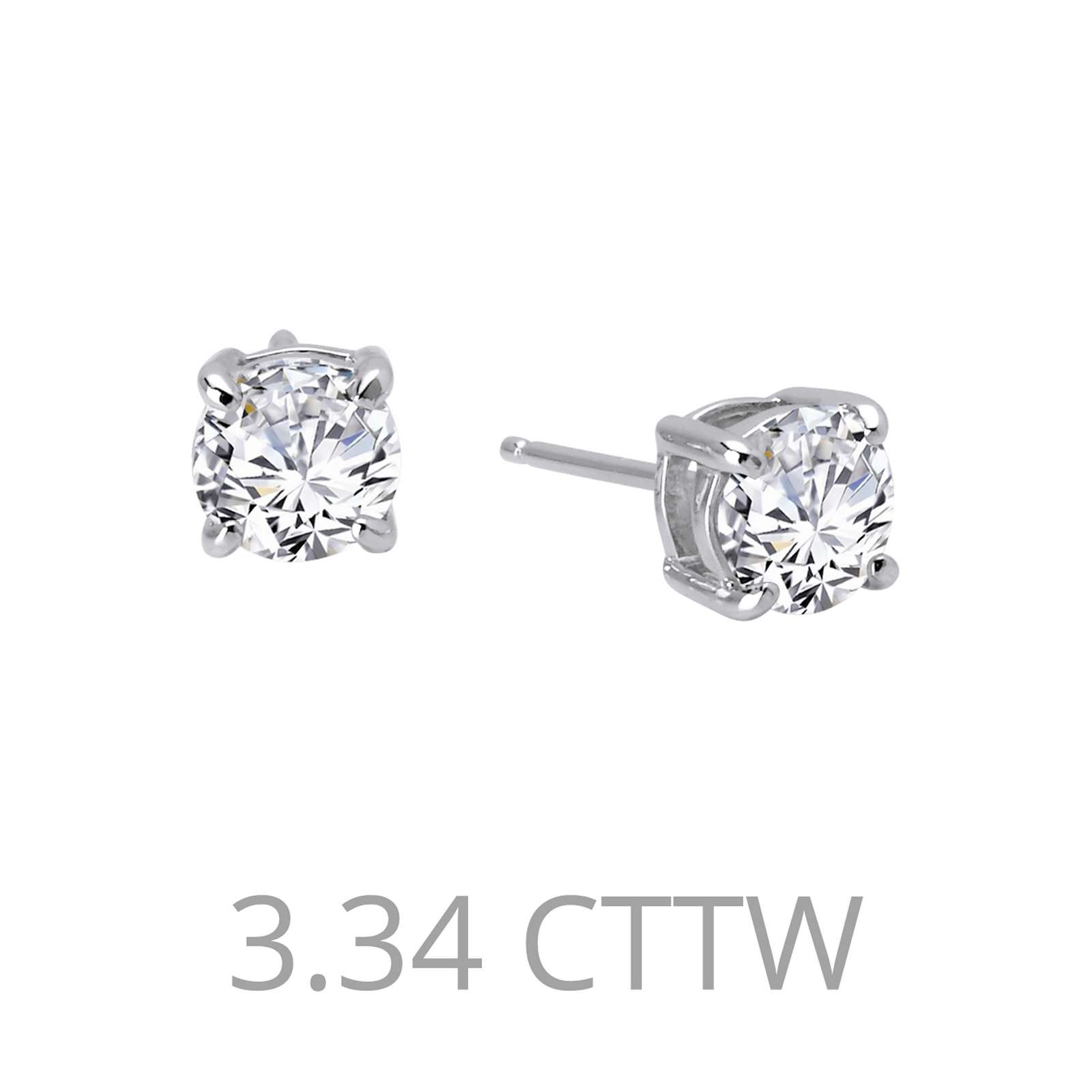 3.50 CTW Stud Earrings Mendham Jewelers Mendham, NJ
