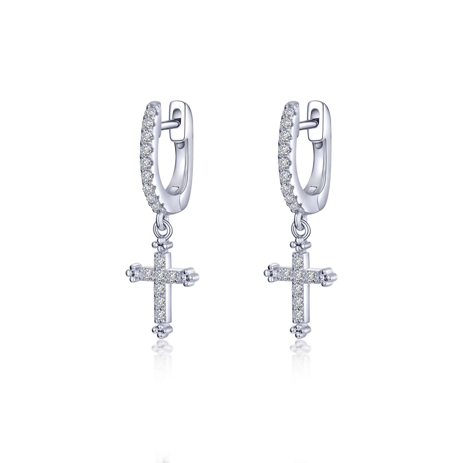 0.32 CTW Cross Earrings Griner Jewelry Co. Moultrie, GA