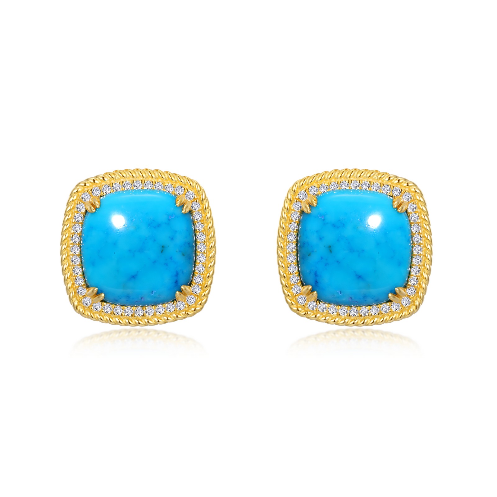 Blue Halo Earrings Ware's Jewelers Bradenton, FL