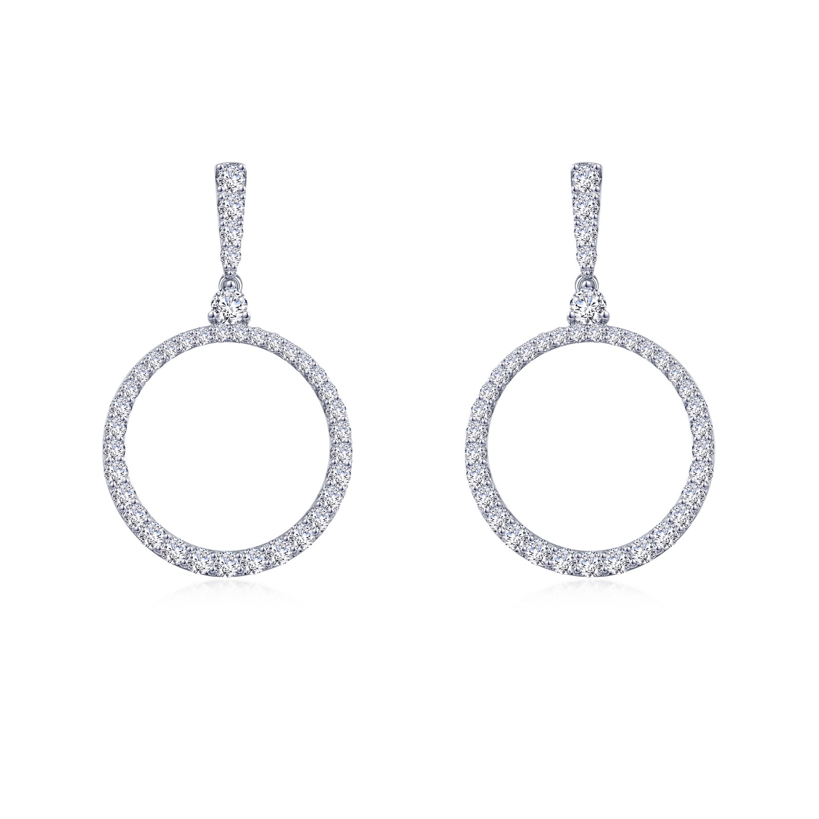 Open Circle Drop Earrings Ware's Jewelers Bradenton, FL