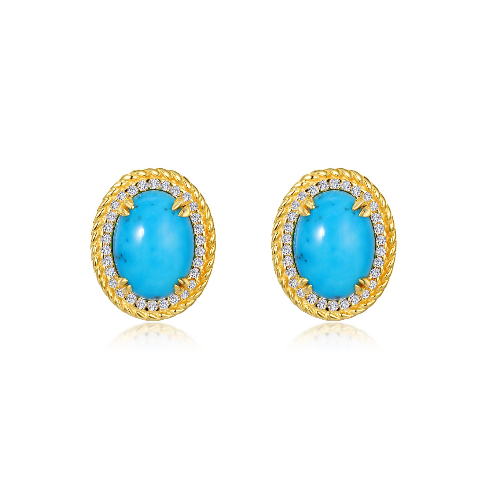 Blue Halo Earrings Ware's Jewelers Bradenton, FL