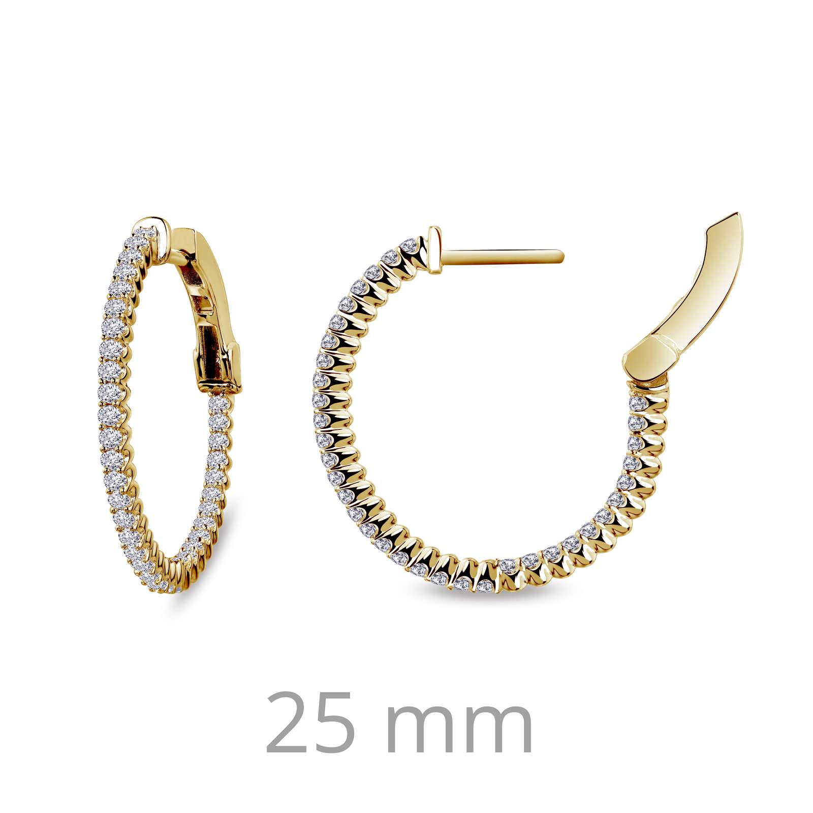 1.2 CTW Hoop Earrings Mendham Jewelers Mendham, NJ