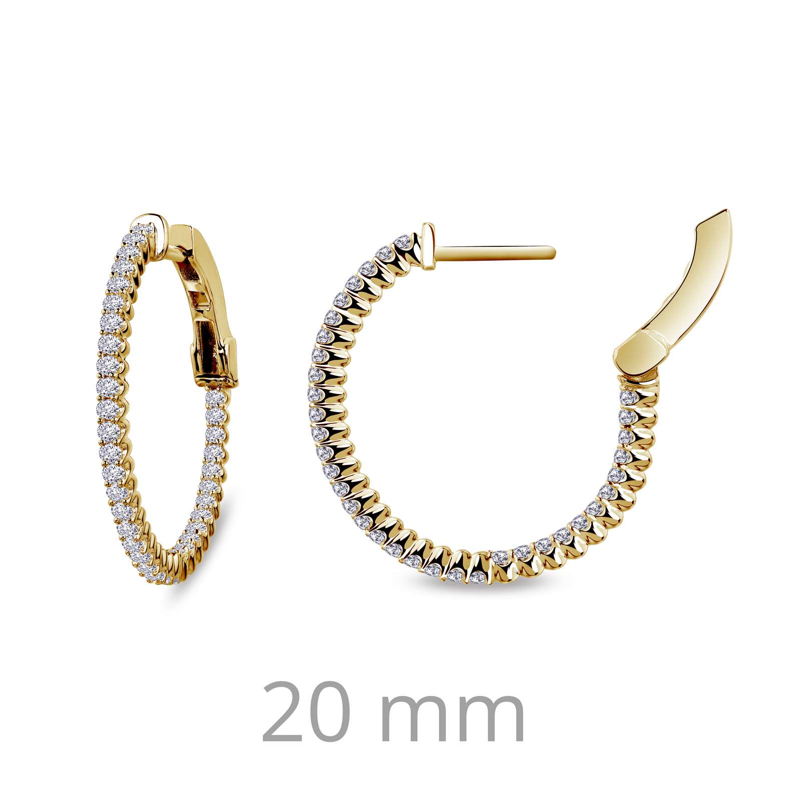1.08 CTW Hoop Earrings Mendham Jewelers Mendham, NJ