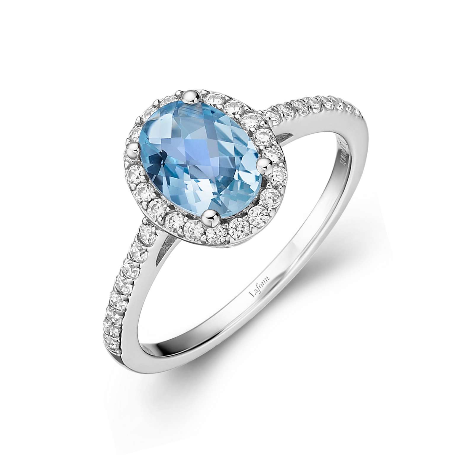 Aria Blue Topaz Platinum Bonded Ring Wood's Jewelers Mt. Pleasant, PA