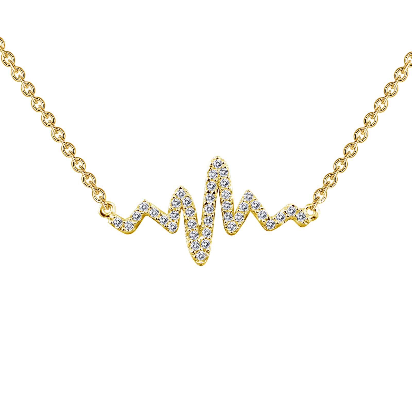 0.39 CTW Heartbeat Necklace Mendham Jewelers Mendham, NJ