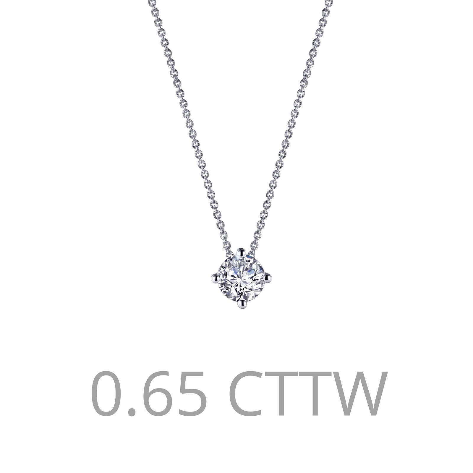 0.9 CTW Solitaire Necklace Griner Jewelry Co. Moultrie, GA