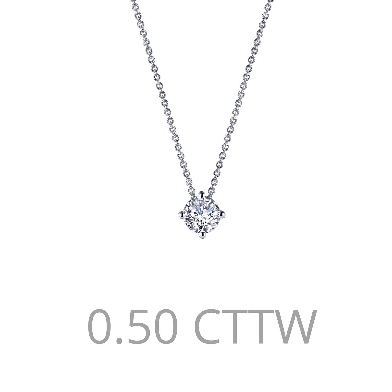 0.50 CTW Solitaire Necklace Griner Jewelry Co. Moultrie, GA