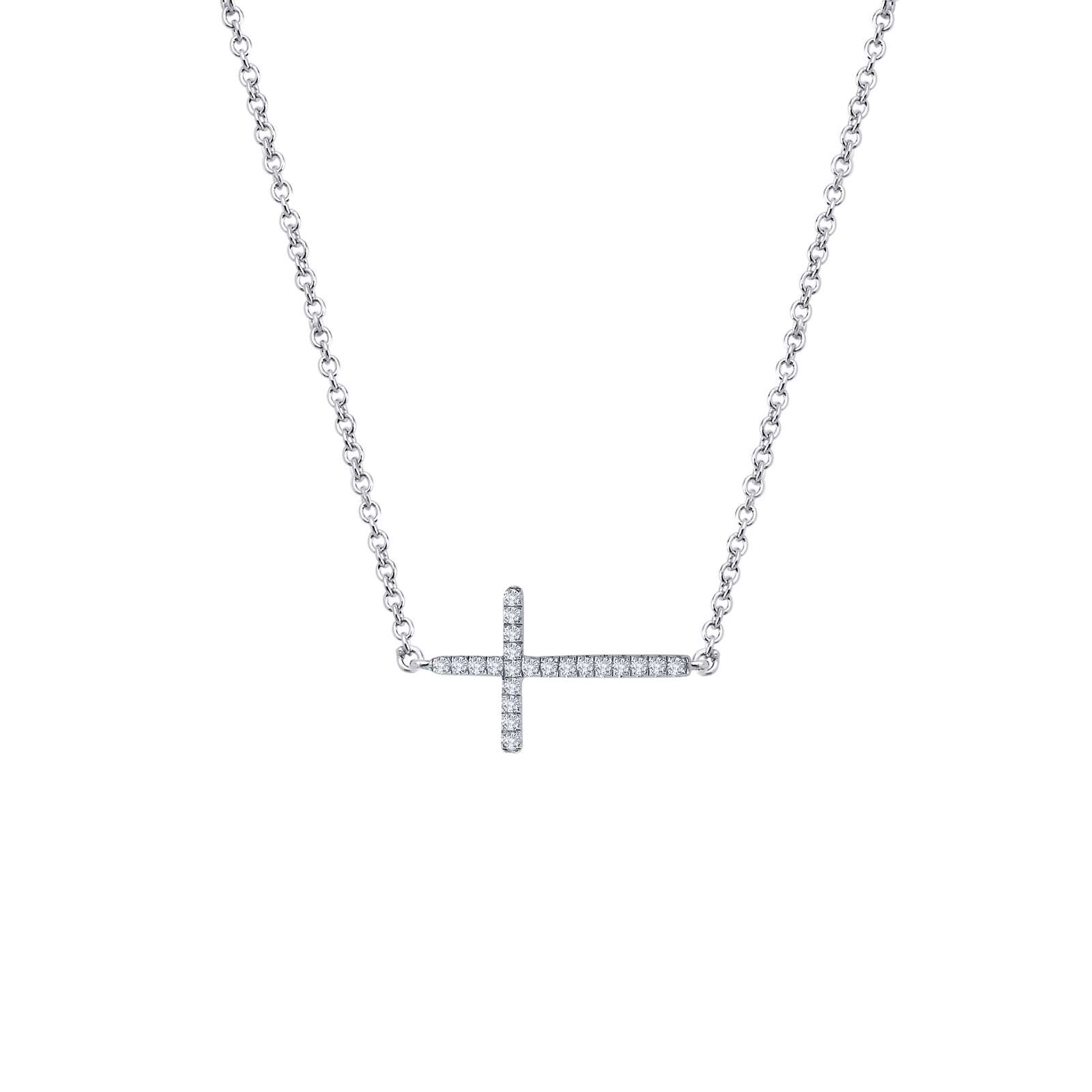 Sideways Cross Necklace Griner Jewelry Co. Moultrie, GA