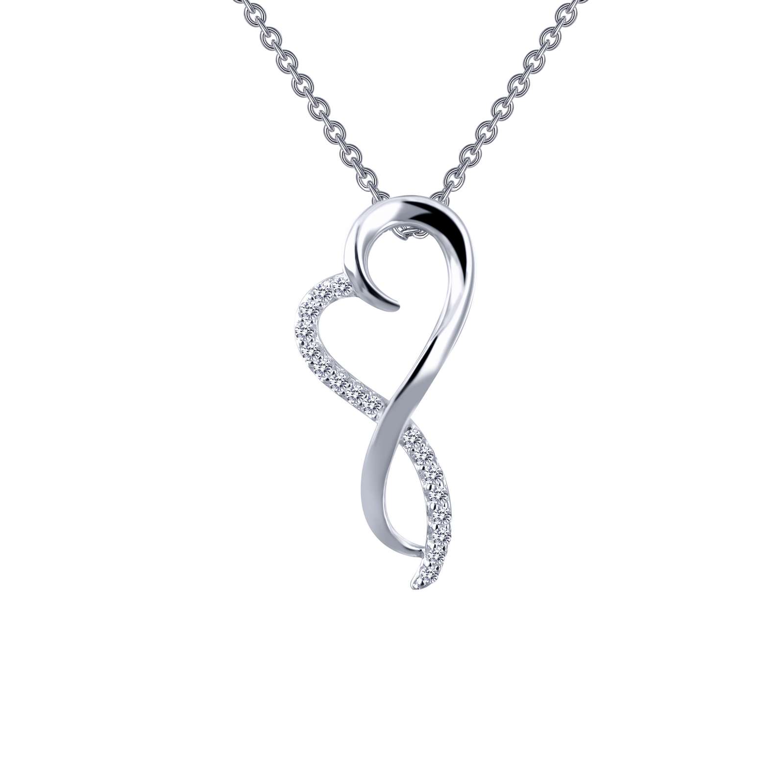 Infinity Heart Pendant Necklace Mendham Jewelers Mendham, NJ