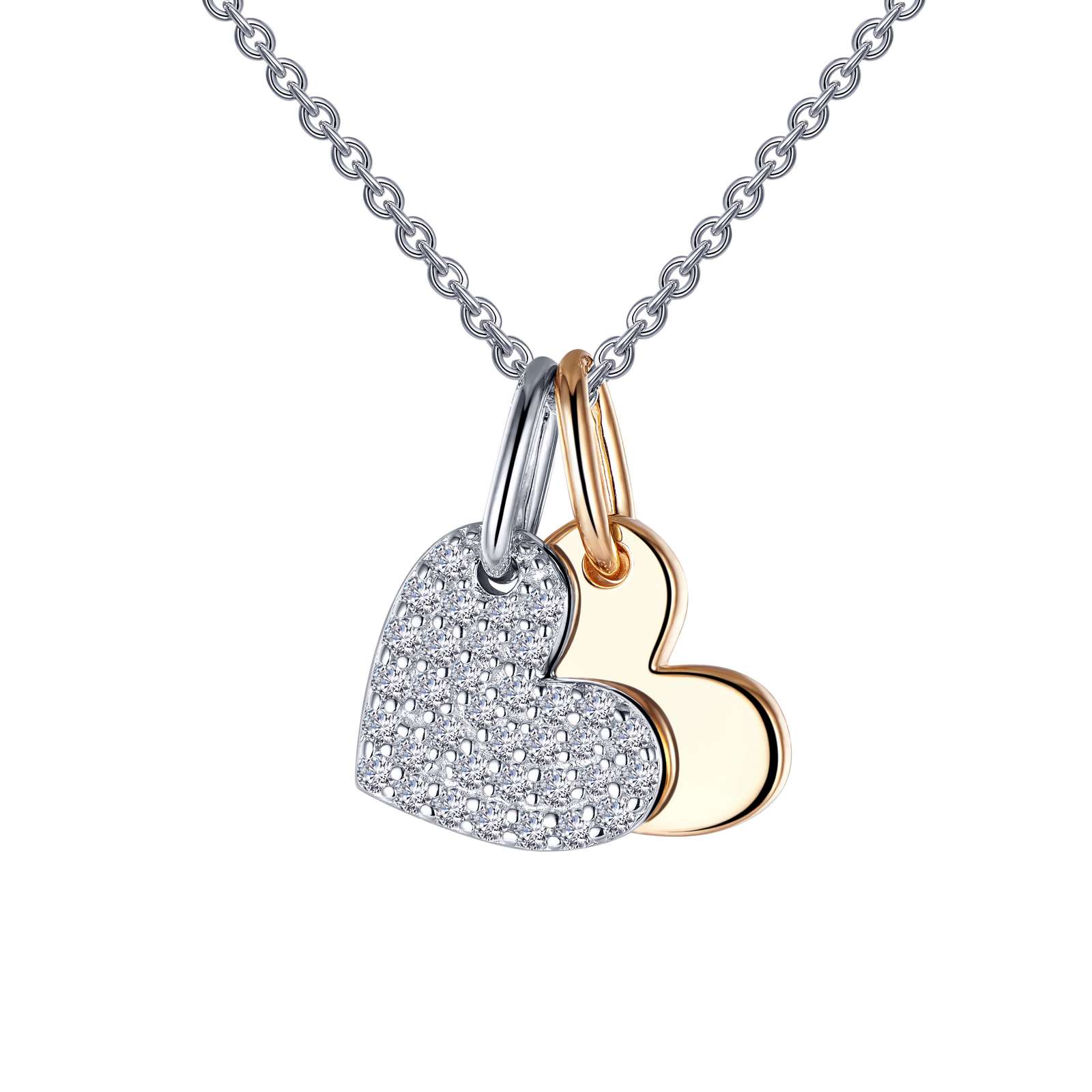 Heart Shadow Charm Pendant Necklace Griner Jewelry Co. Moultrie, GA