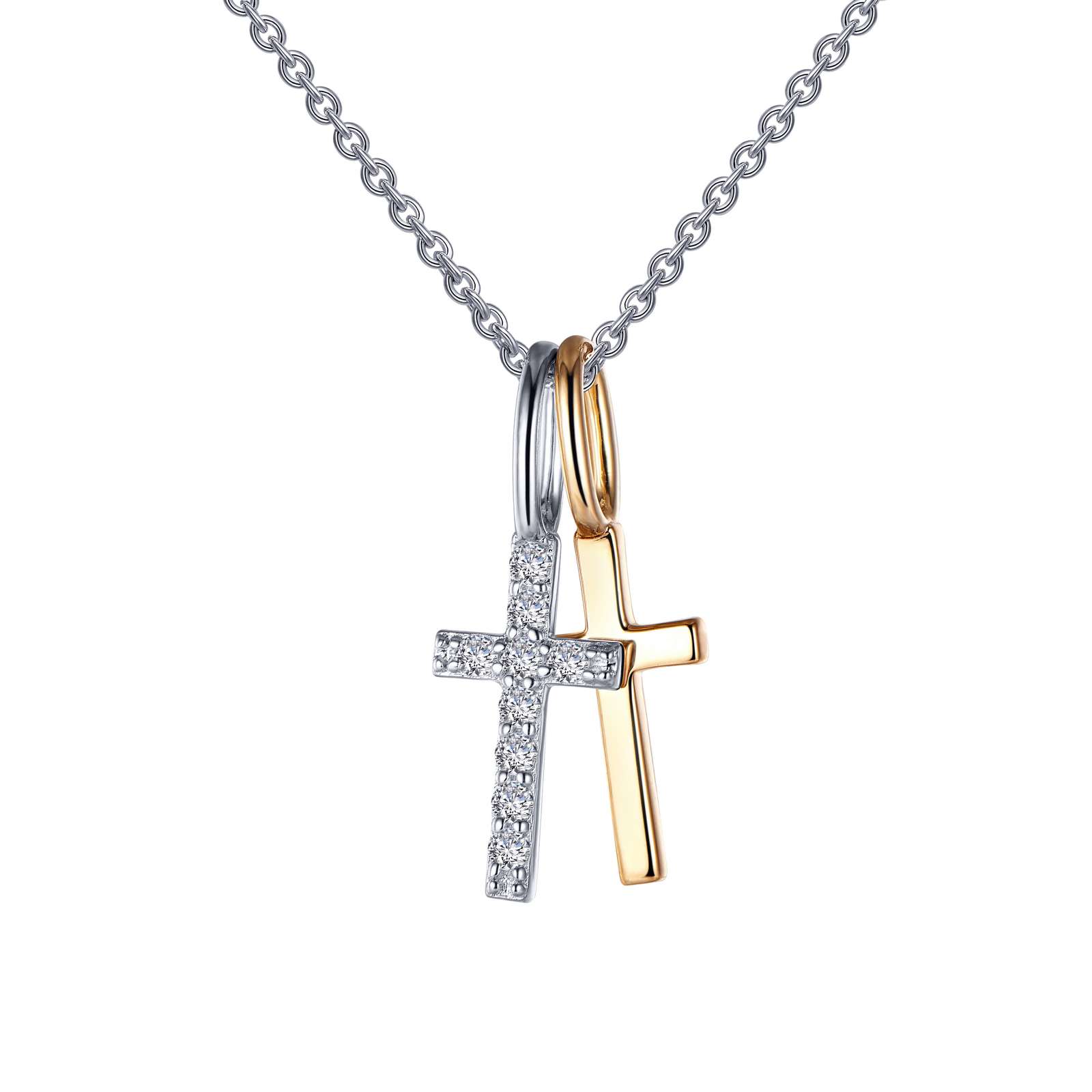 Cross Shadow Charm Pendant Necklace Griner Jewelry Co. Moultrie, GA