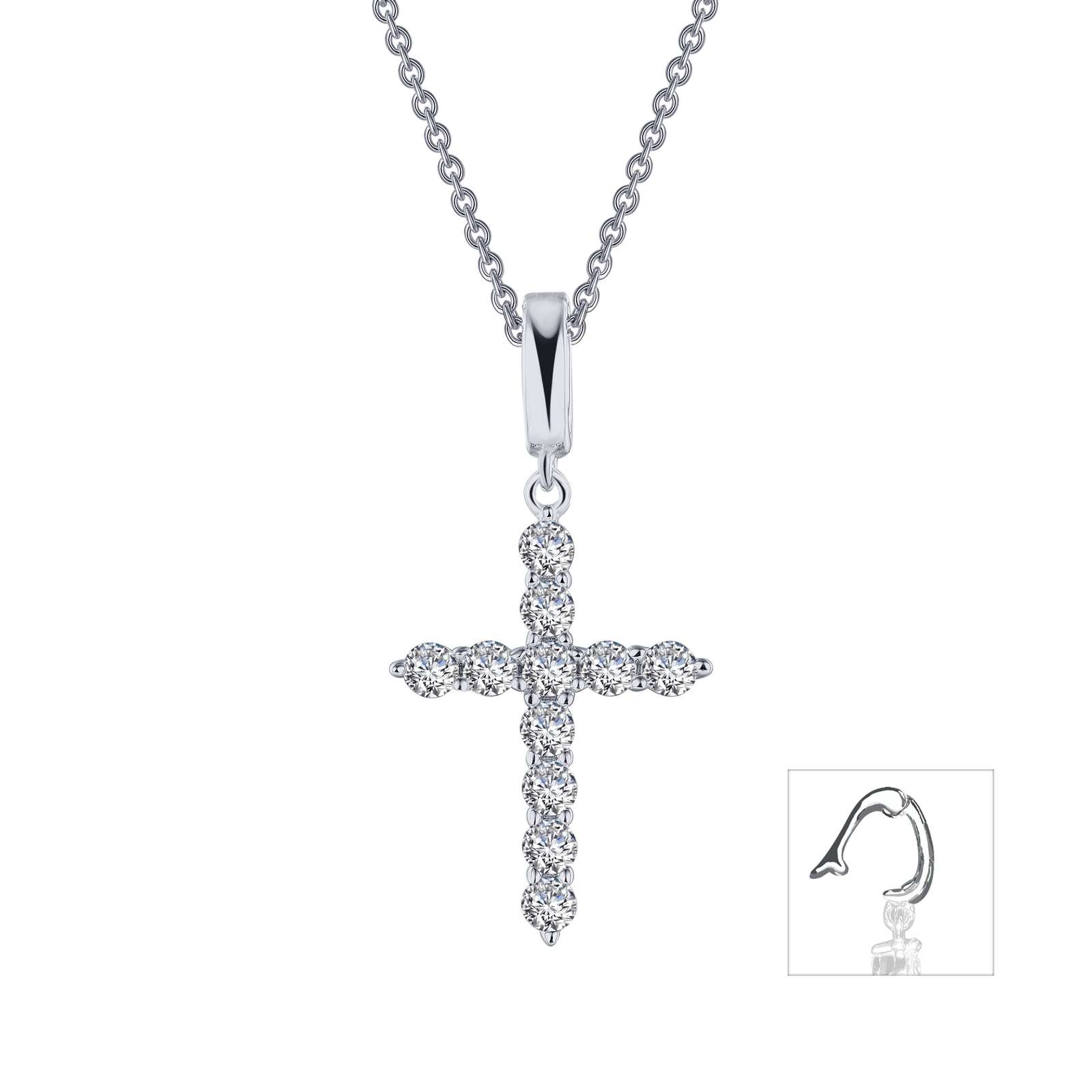 0.55 CTW Cross Pendant Necklace Jacqueline's Fine Jewelry Morgantown, WV