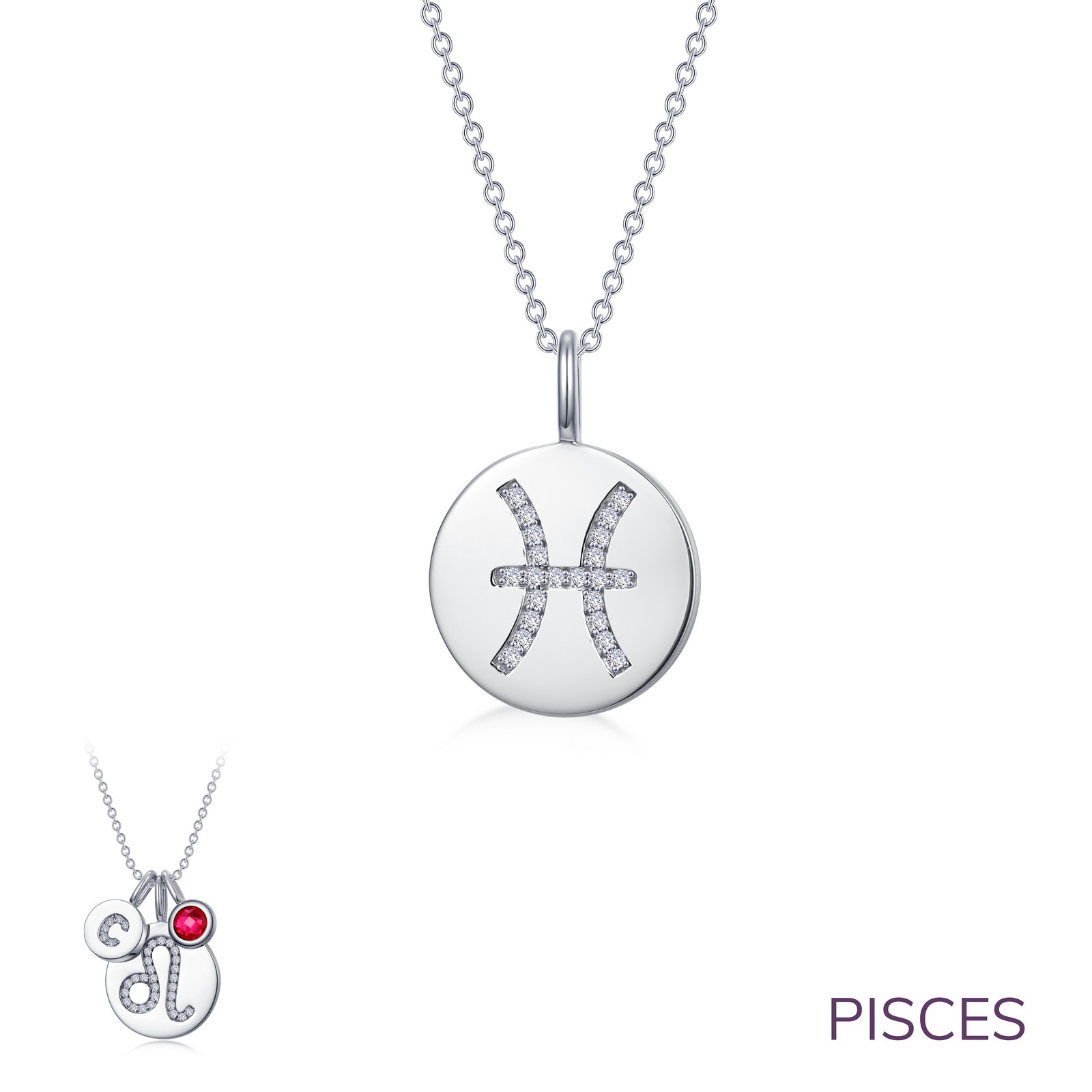 Zodiac Pendant Necklace, Pisces Ware's Jewelers Bradenton, FL