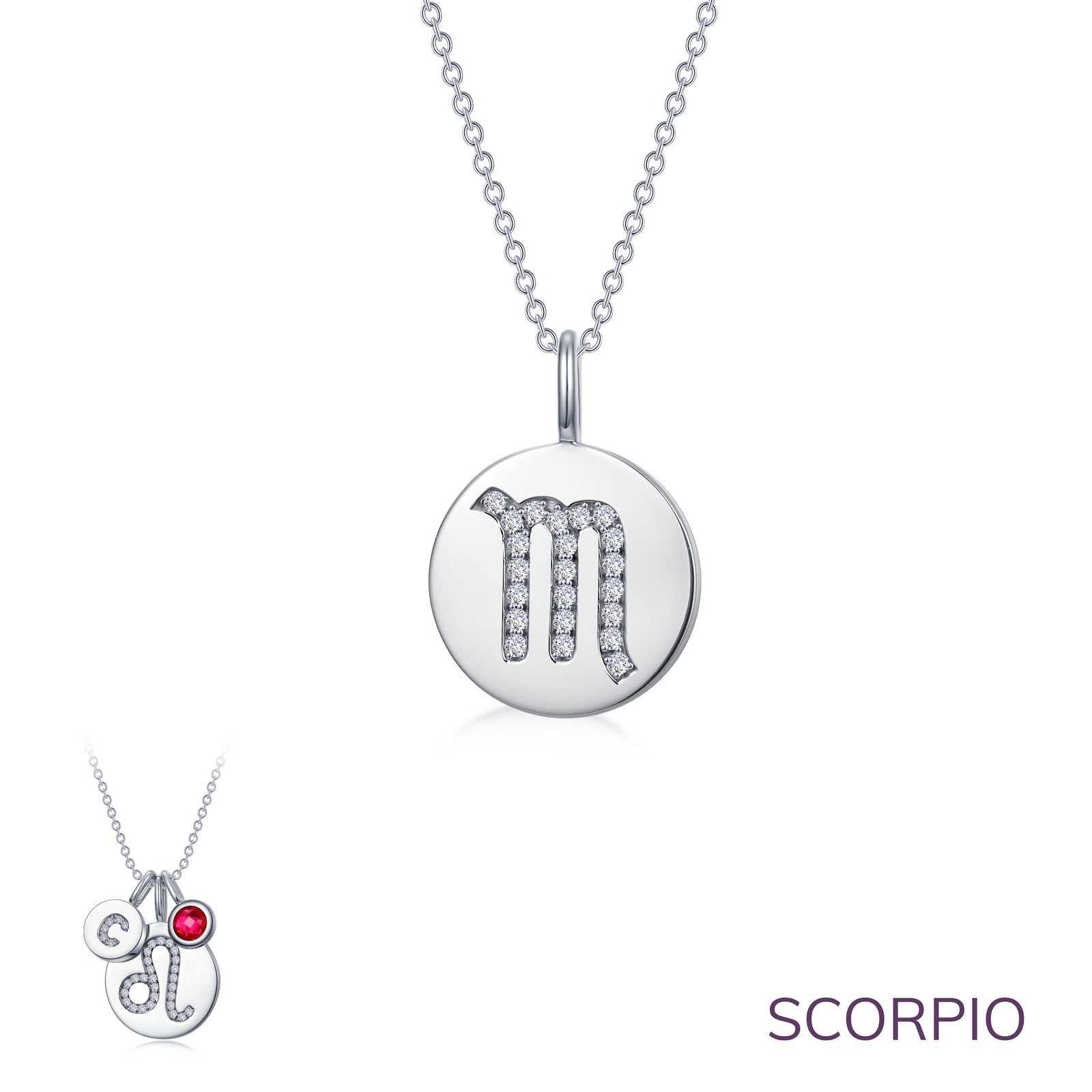 Zodiac Pendant Necklace, Scorpio Ware's Jewelers Bradenton, FL