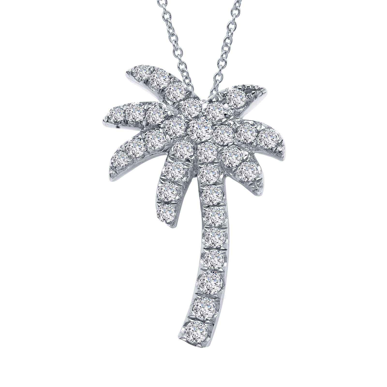 Palm Tree Pendant Necklace Jacqueline's Fine Jewelry Morgantown, WV