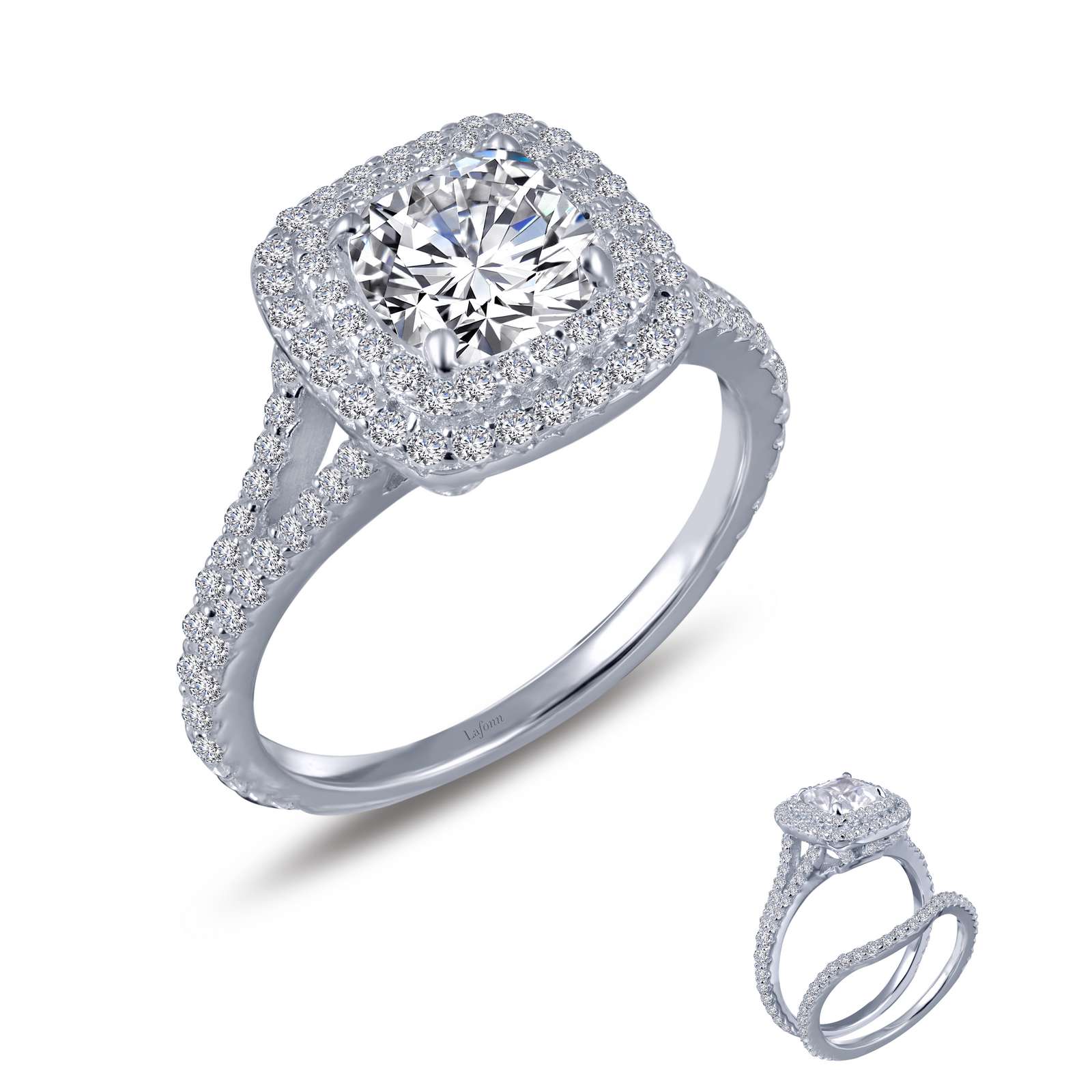 Double-Halo Engagement Ring Griner Jewelry Co. Moultrie, GA