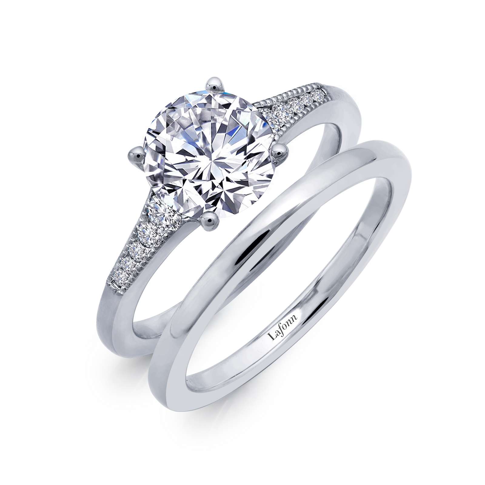 Engagement Ring with Wedding Band Mendham Jewelers Mendham, NJ