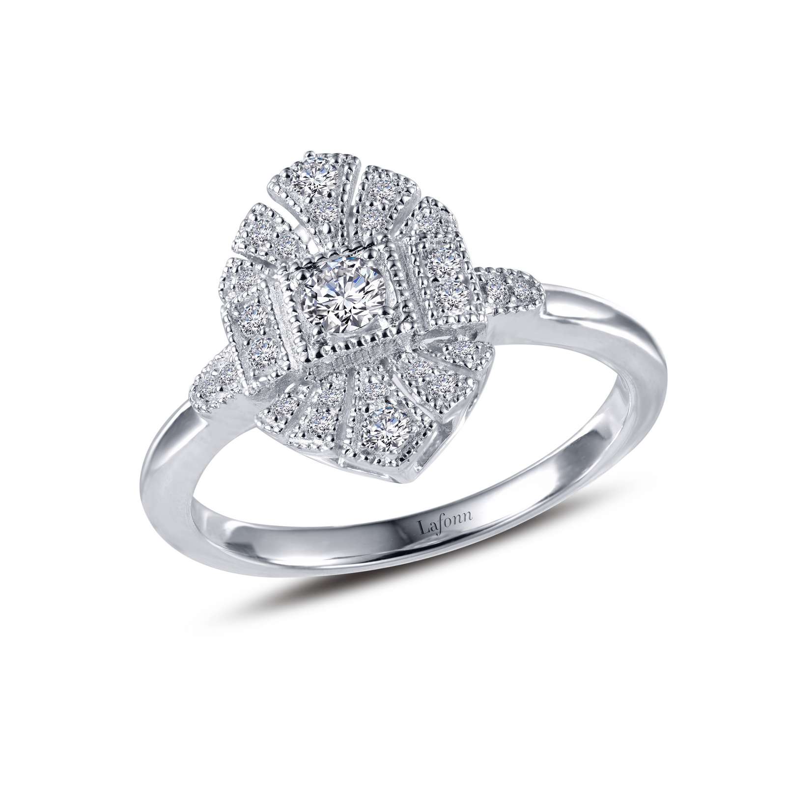 Heritage Simulated Diamond Platinum Bonded Ring Mendham Jewelers Mendham, NJ