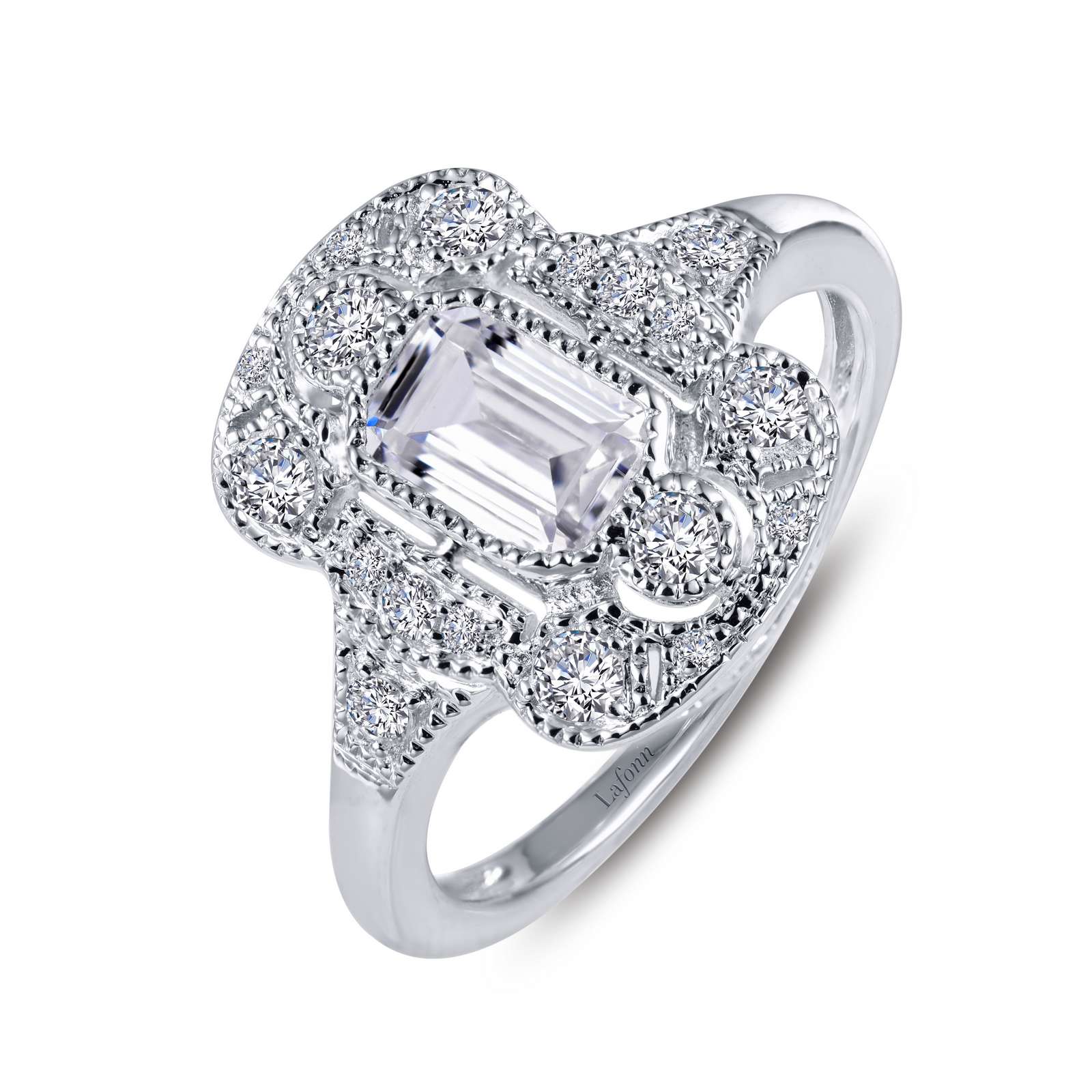 Heritage Simulated Diamond Platinum Bonded Ring Armentor Jewelers New Iberia, LA