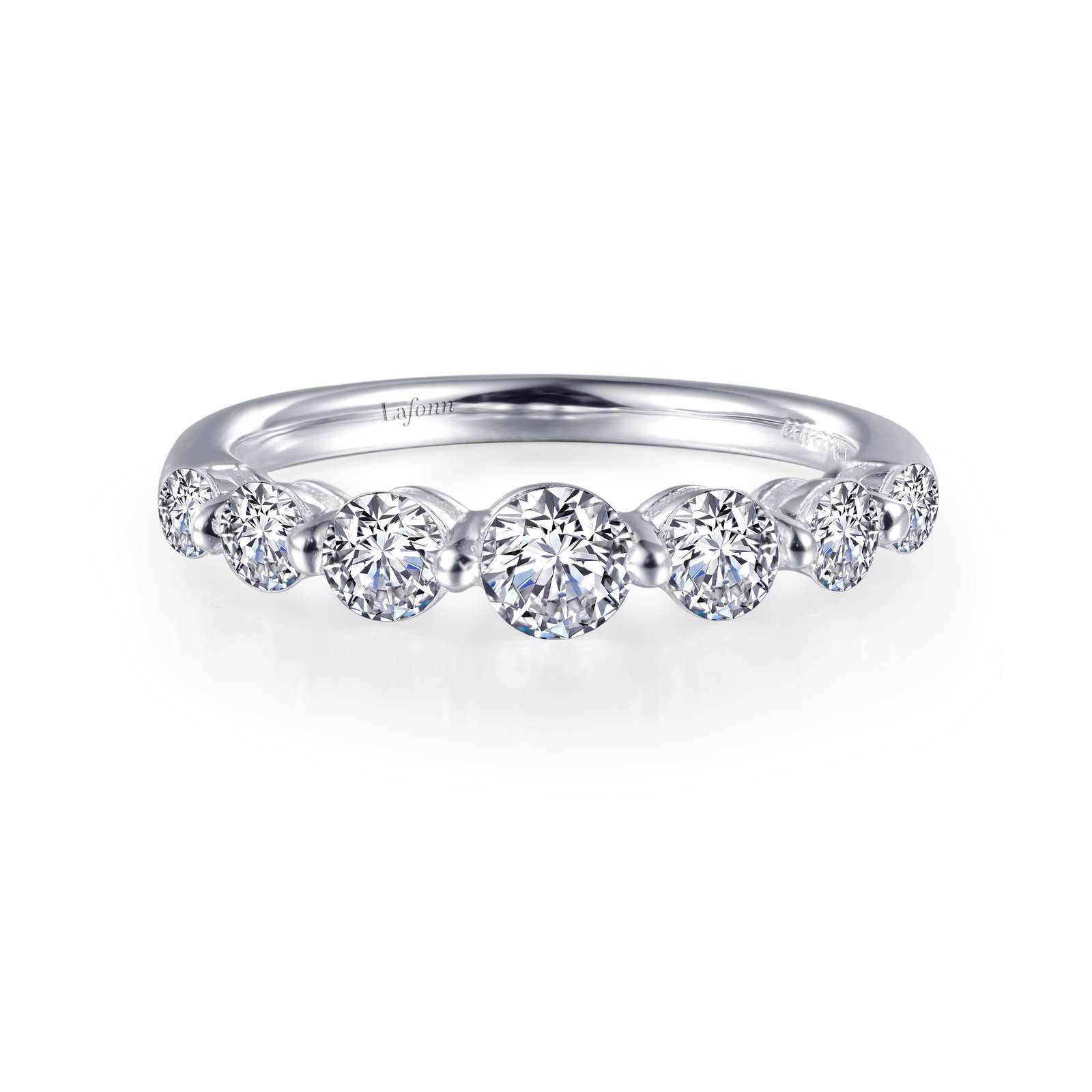 7 Symbols Of Joy Simulated Diamond Platinum Bonded Ring Mendham Jewelers Mendham, NJ