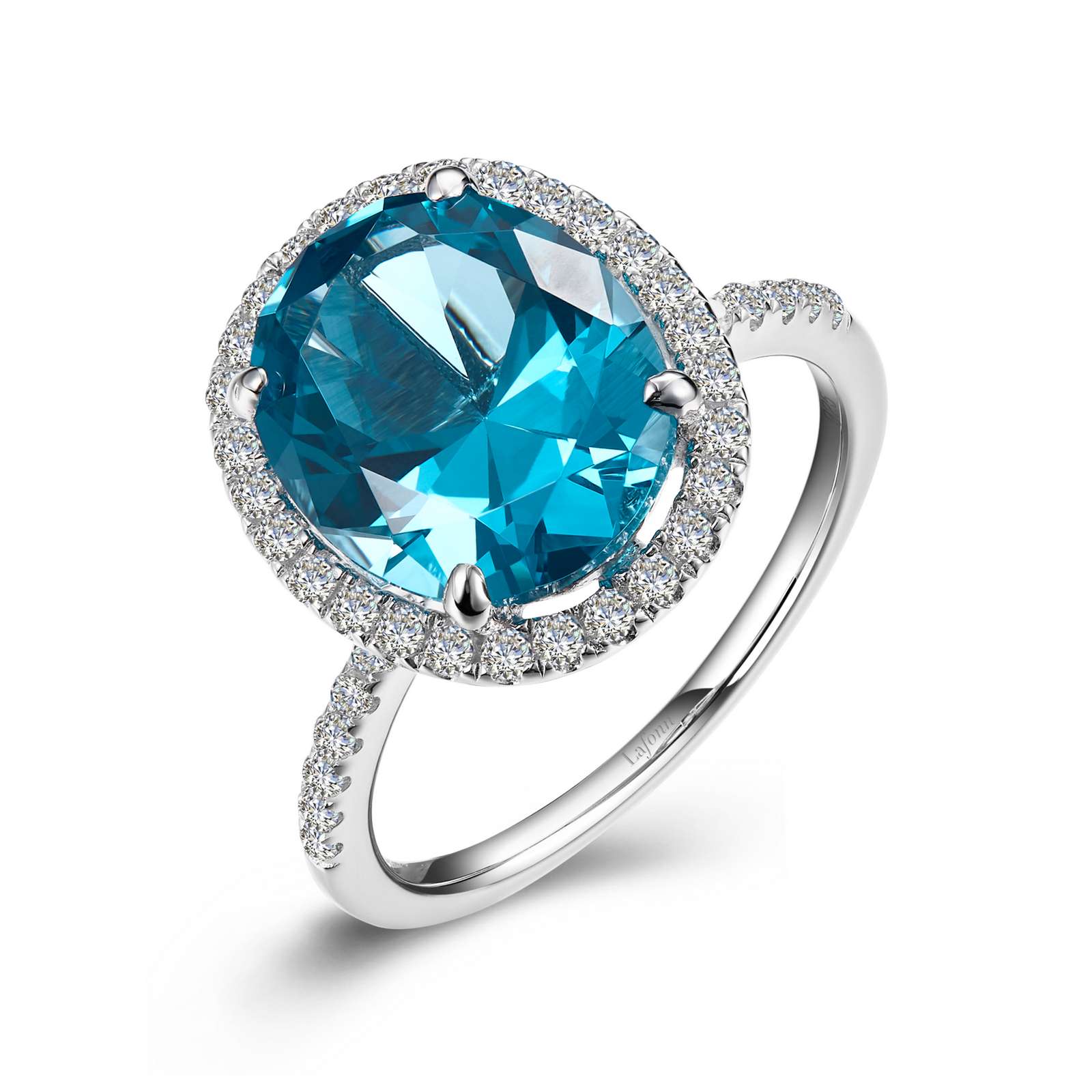 Classic Paraiba Tourmaline Platinum Bonded Ring Griner Jewelry Co. Moultrie, GA