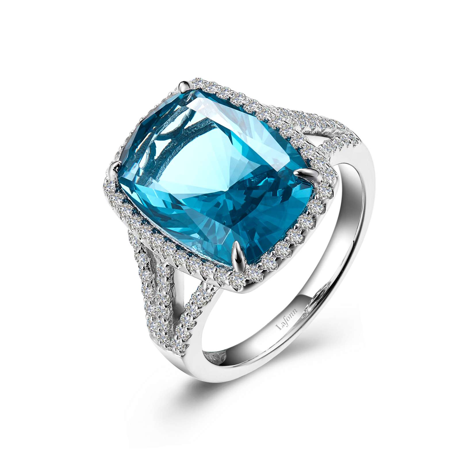 Cushion-Cut Halo Engagement Ring Mendham Jewelers Mendham, NJ