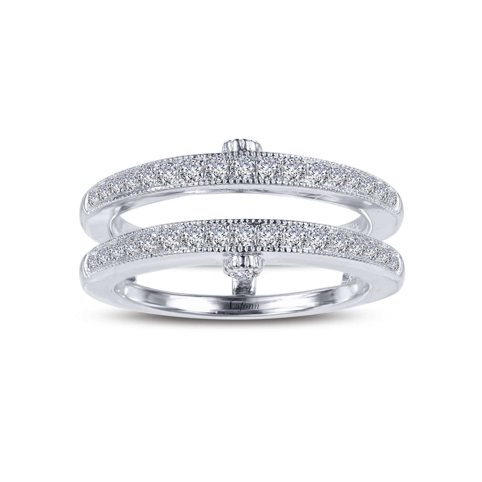 Classic Simulated Diamond Platinum Bonded Ring Jacqueline's Fine Jewelry Morgantown, WV